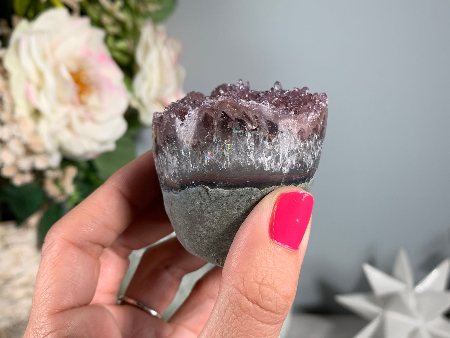 Amethyst Cupcake (2.1", 54 mm)