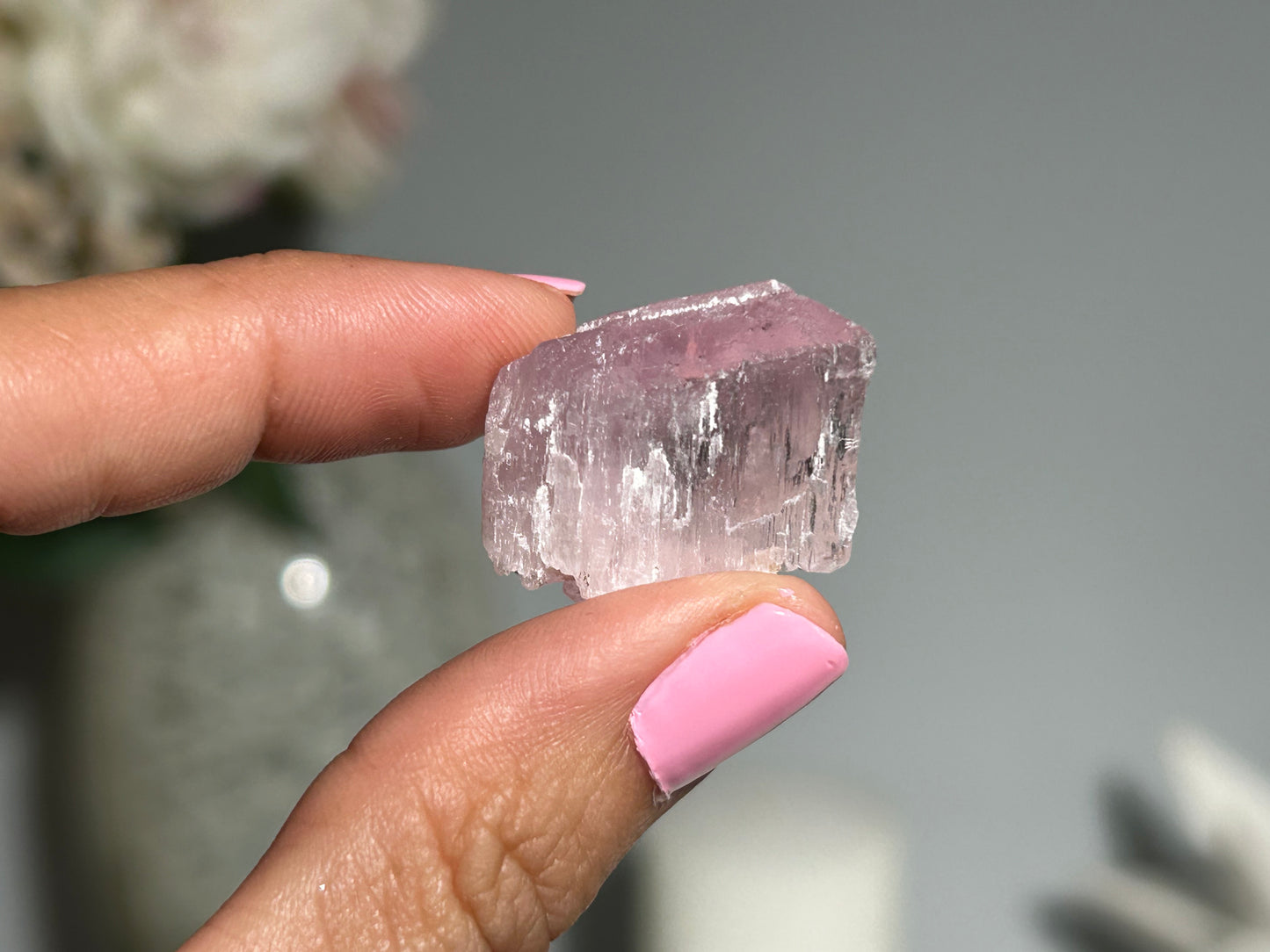 Natural Purple Kunzite Point (1", 26mm)