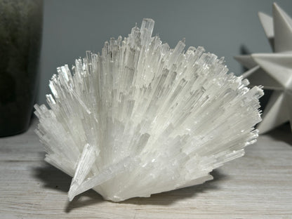 Natural Scolecite Cluster (6.6", 167mm)