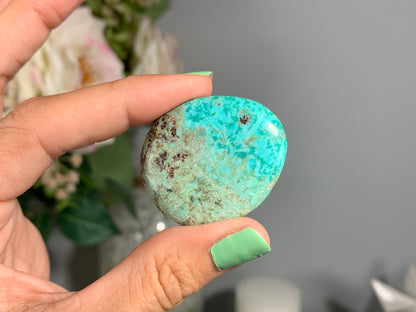 Flat Peruvian Turquoise