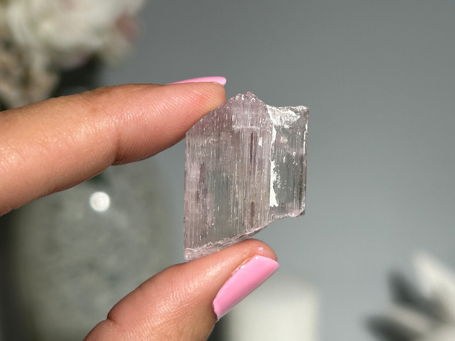 Natural Purple Kunzite Point (1.1", 28mm)