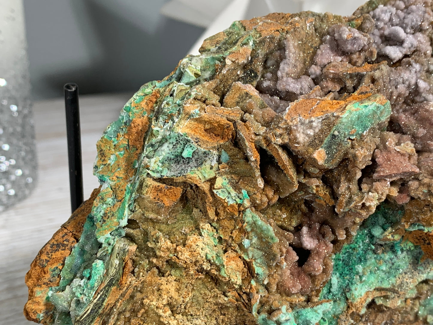 Druzy Chrysoprase (5.5", 140mm)