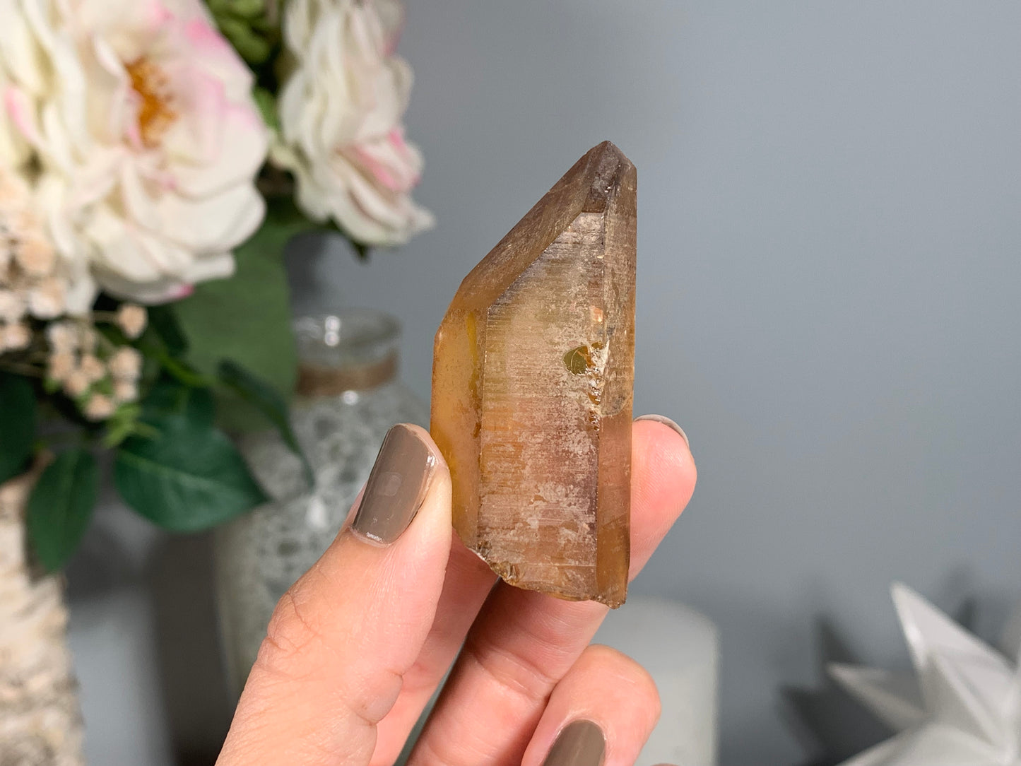 Congo Smoky Citrine Point (2.3", 58mm)