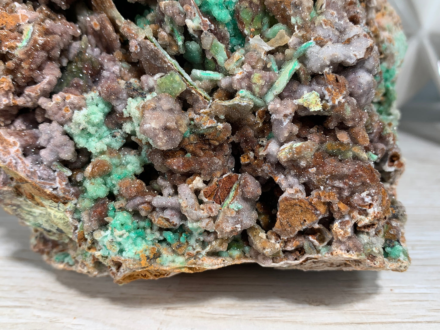 Druzy Chrysoprase (6.5", 165mm)