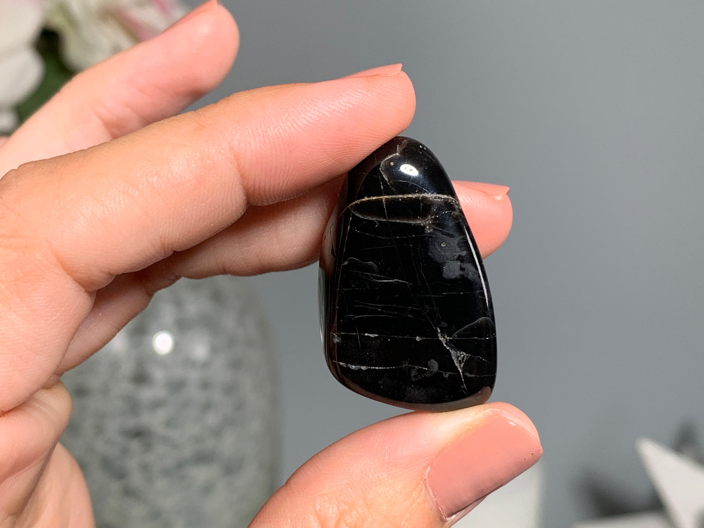 Tumbled Black Onyx