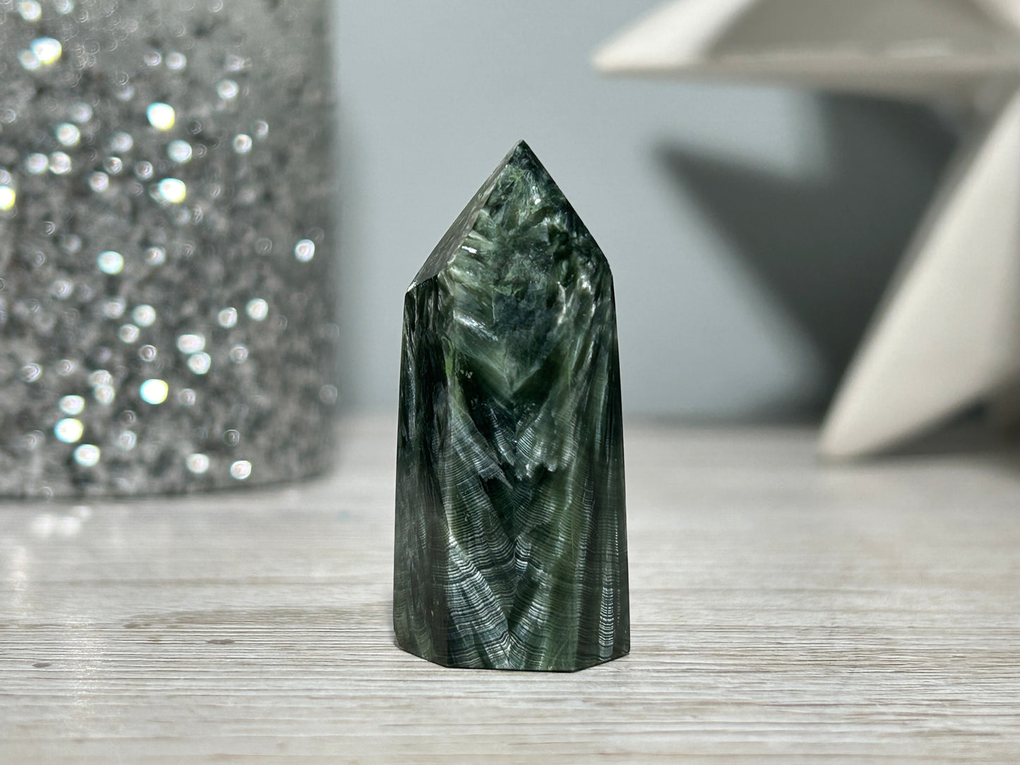 Seraphinite Tower (1.7", 42mm)