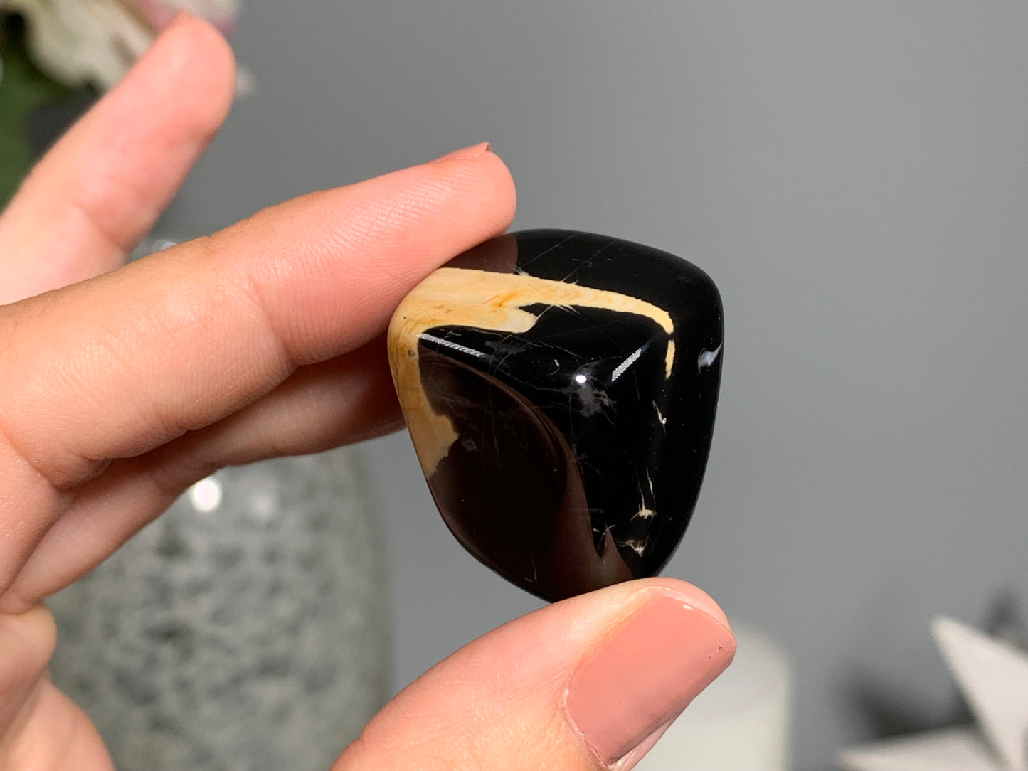 Tumbled Black Onyx