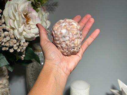 Red Vein Jasper Brain (3.2", 80mm)