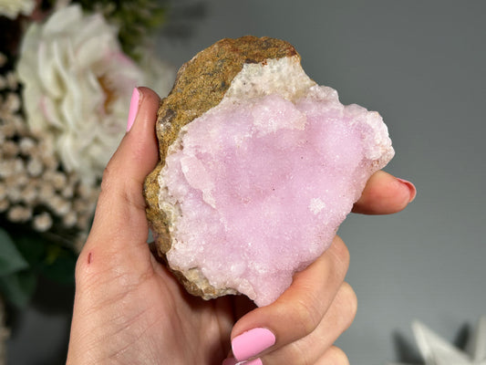 Natural Pink Aragonite (3.2", 80mm)