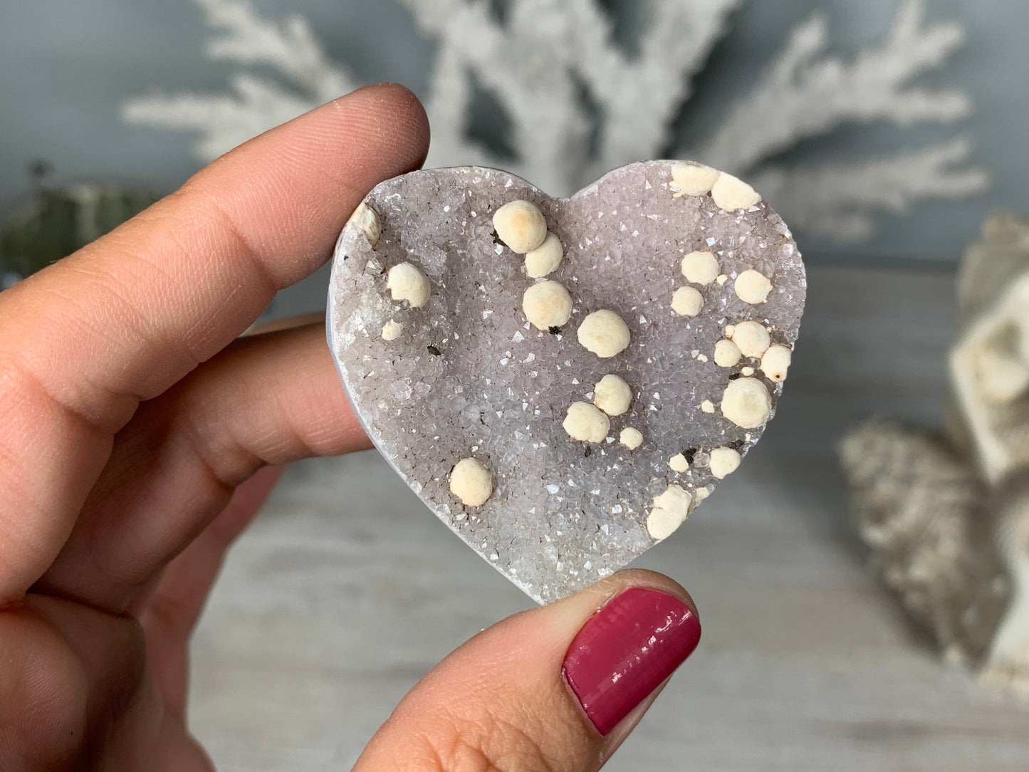 Druzy Heart (4-5 cm)