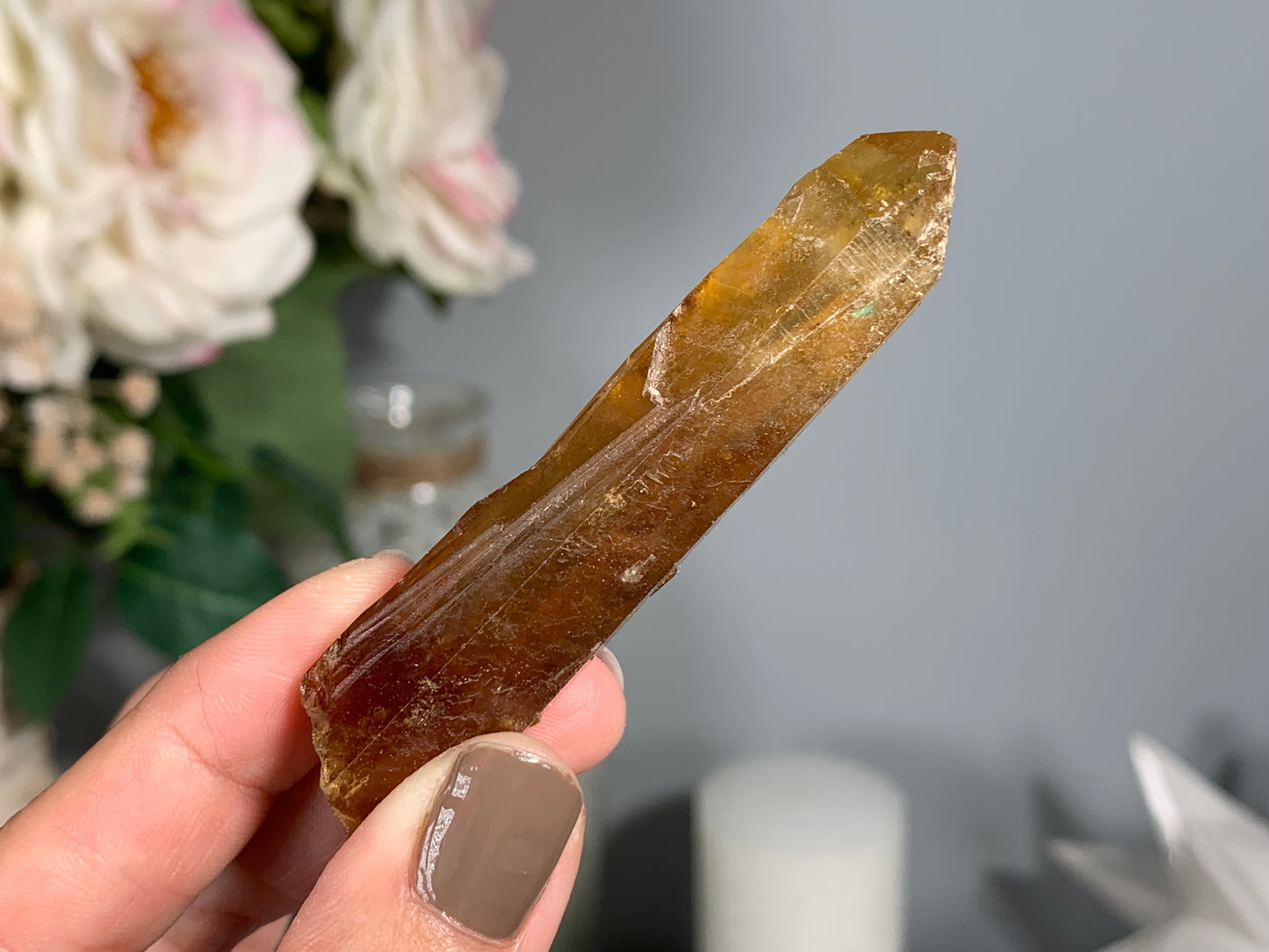 Congo Smoky Citrine Point (3", 77mm)