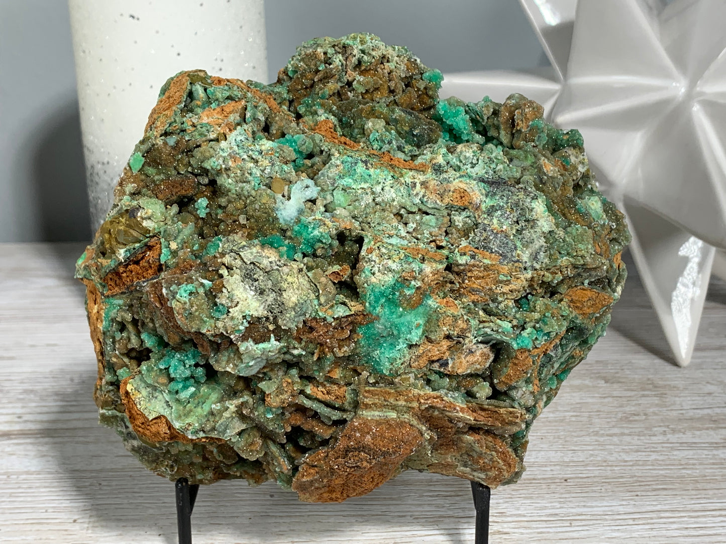 Druzy Chrysoprase (5.9", 150mm)