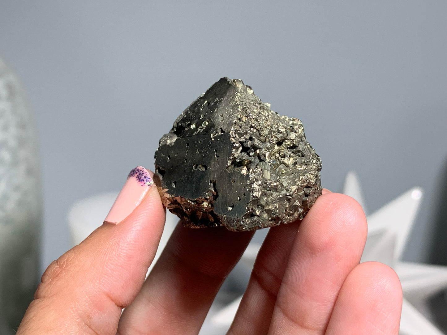 Pyrite Geode Obelisk Small