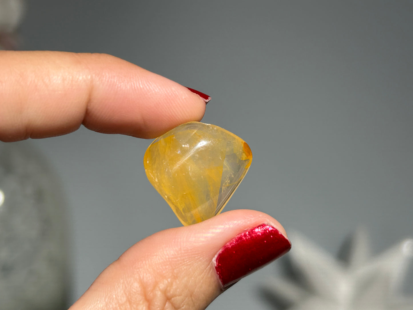 Tumbled Yellow Hematoid Quartz Small