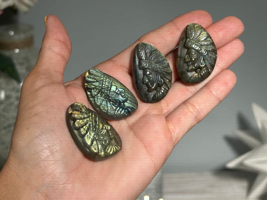 Labradorite Indian Head