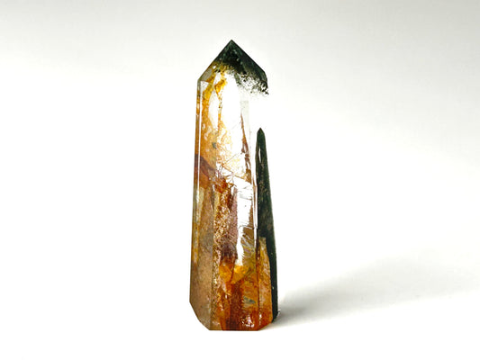 Golden Healer with Chlorite Tower