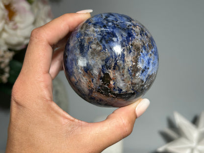 Sodalite Sphere (2.8", 71mm)