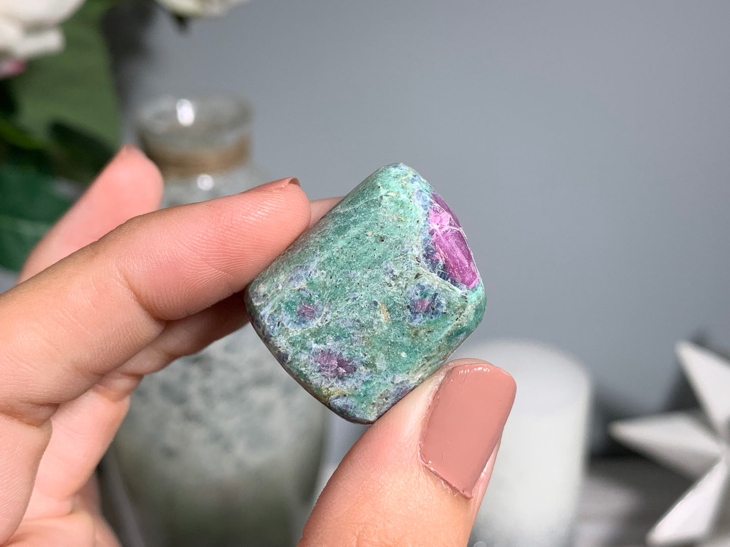 Tumbled Ruby Fuchsite Large