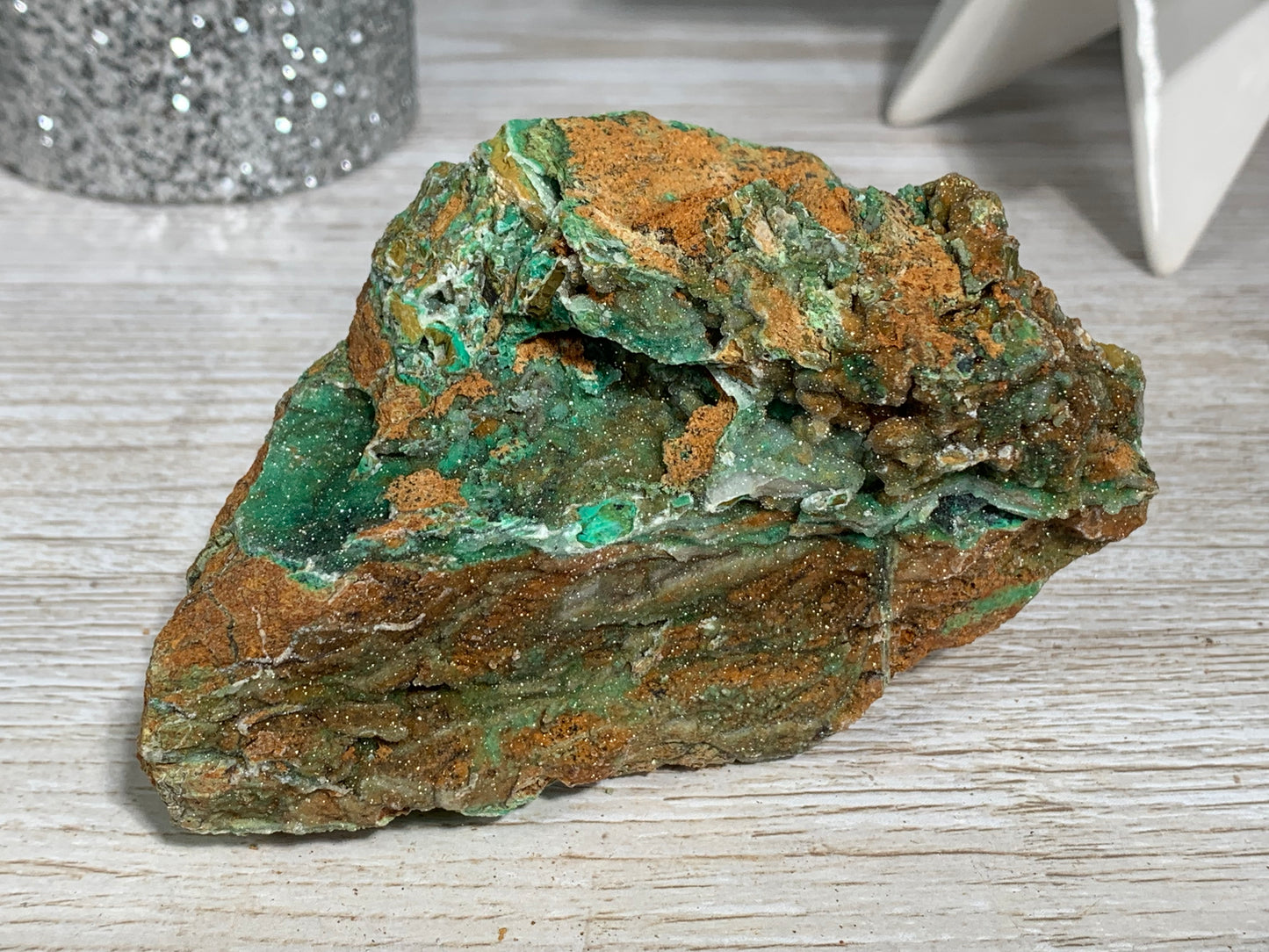 Druzy Chrysoprase (4.4", 110mm)