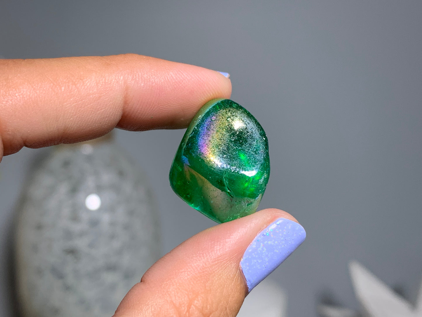 Tumbled Green Aura Quartz