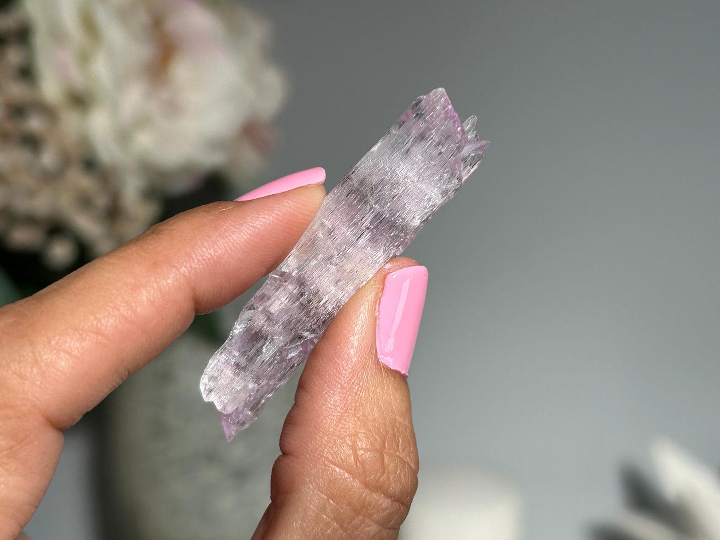 Natural Purple Kunzite Point (2", 52mm)