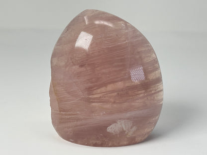 Rose Quartz Half Polished Freeform (4", 102mm)