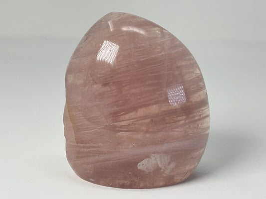 Rose Quartz Half Polished Freeform (4", 102mm)