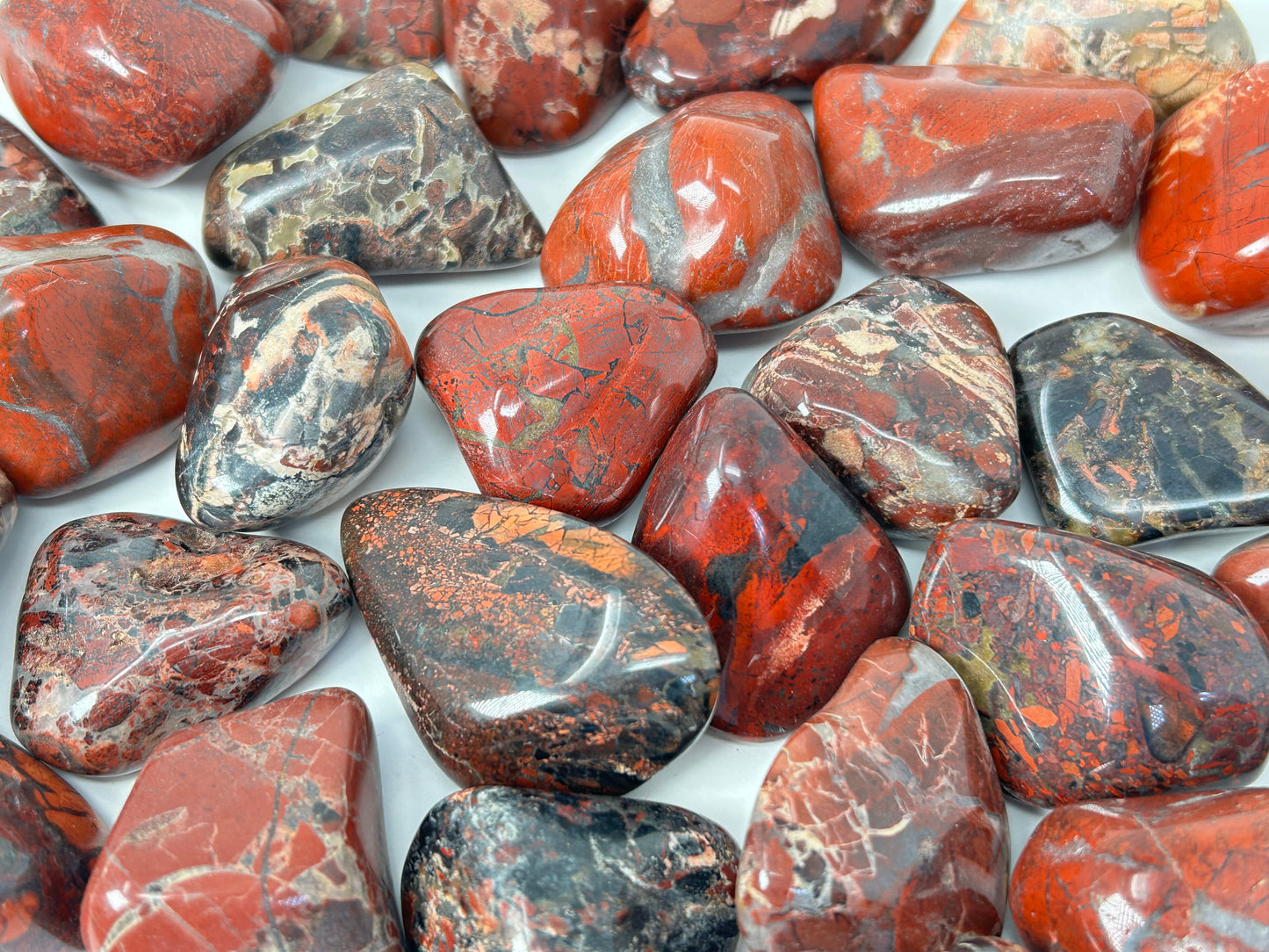 Tumbled Brecciated Jasper