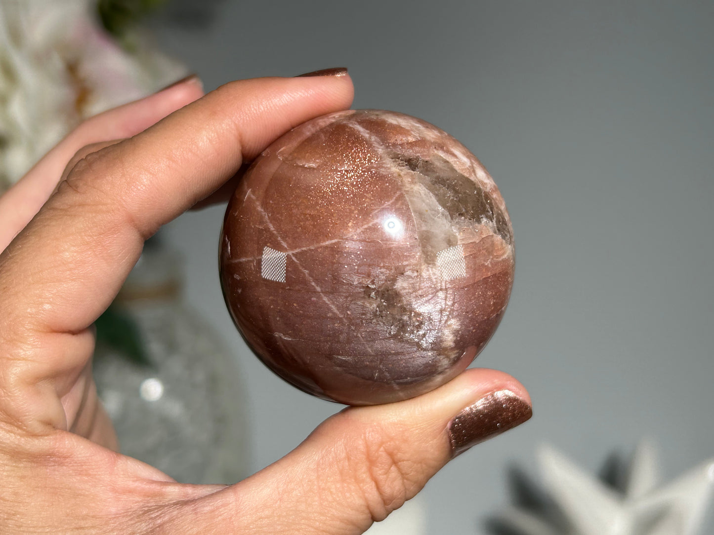 Confetti Sunstone Sphere (1.9", 48mm)