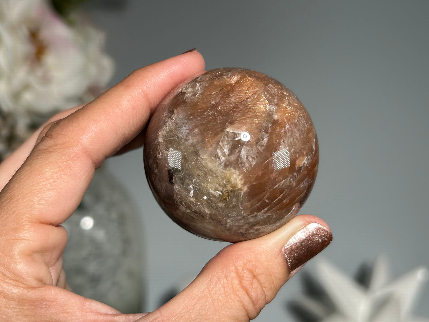 Confetti Sunstone Sphere ( 1.8", 47mm)