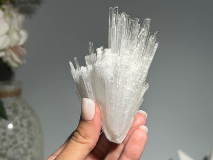 Natural Scolecite Cluster (3.9", 99mm)
