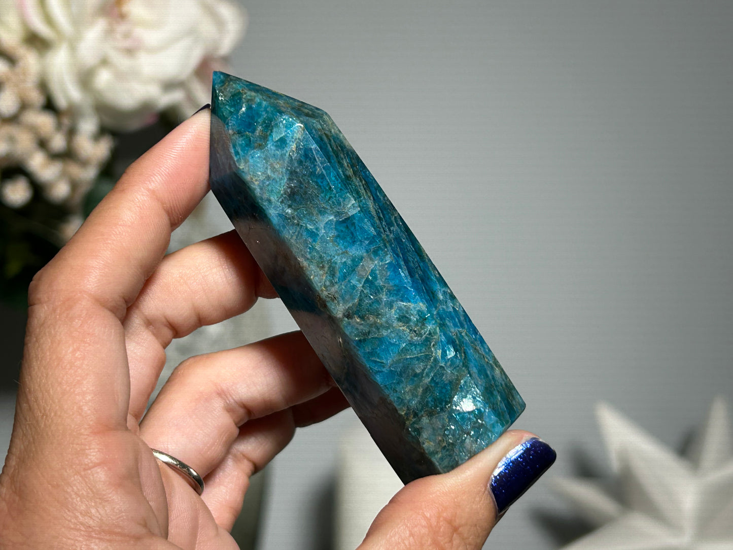 Blue Apatite Tower