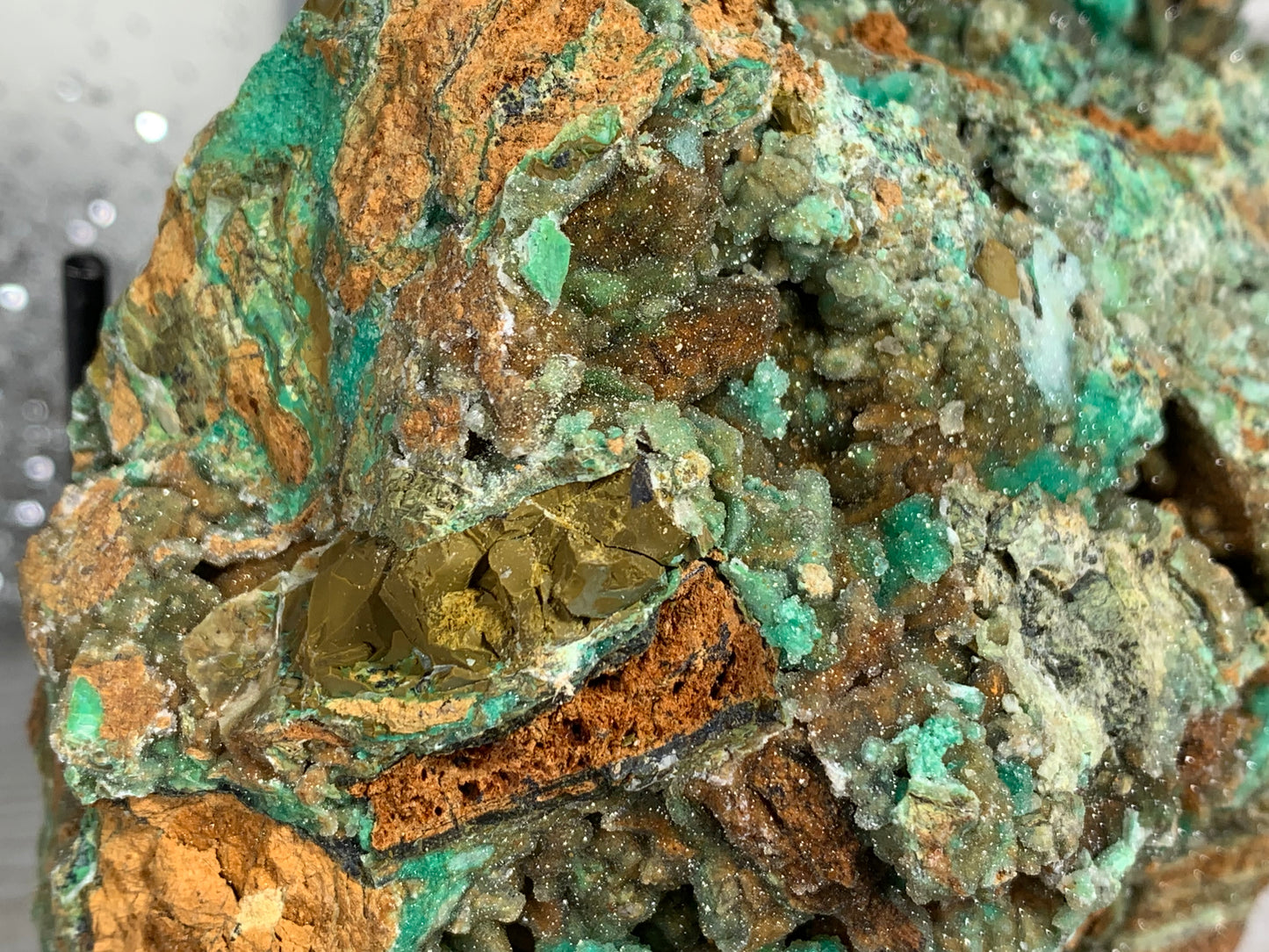 Druzy Chrysoprase (5.9", 150mm)