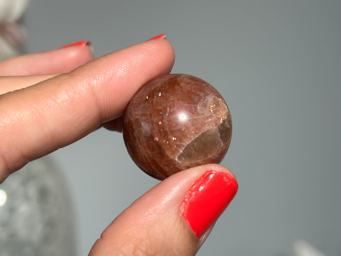 Confetti Sunstone Sphere (0.9", 24mm)