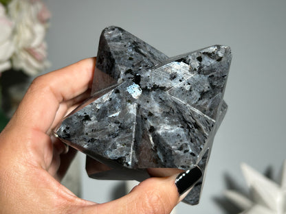 Larvikite Merkaba (3.2", 82mm)