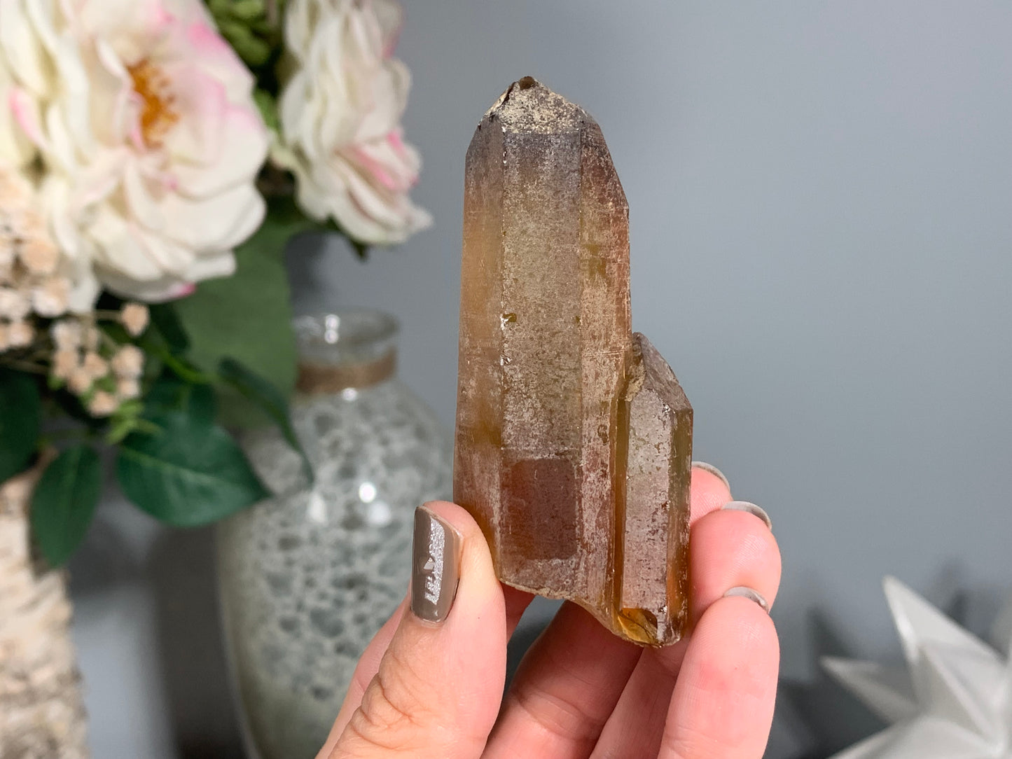 Congo Smoky Citrine Point (2.8", 71mm)