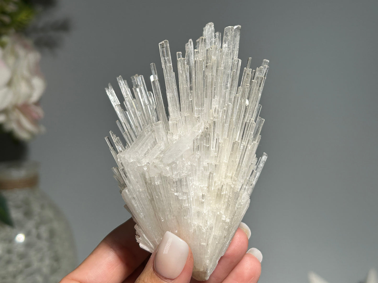 Natural Scolecite Cluster (4", 103mm)
