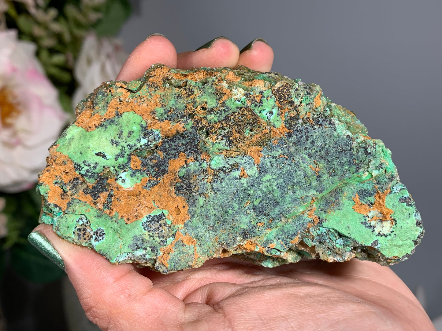 Druzy Chrysoprase (4.1", 105mm)