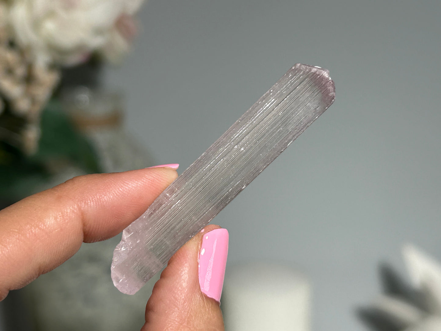 Natural Purple Kunzite Point (2.3", 58mm)