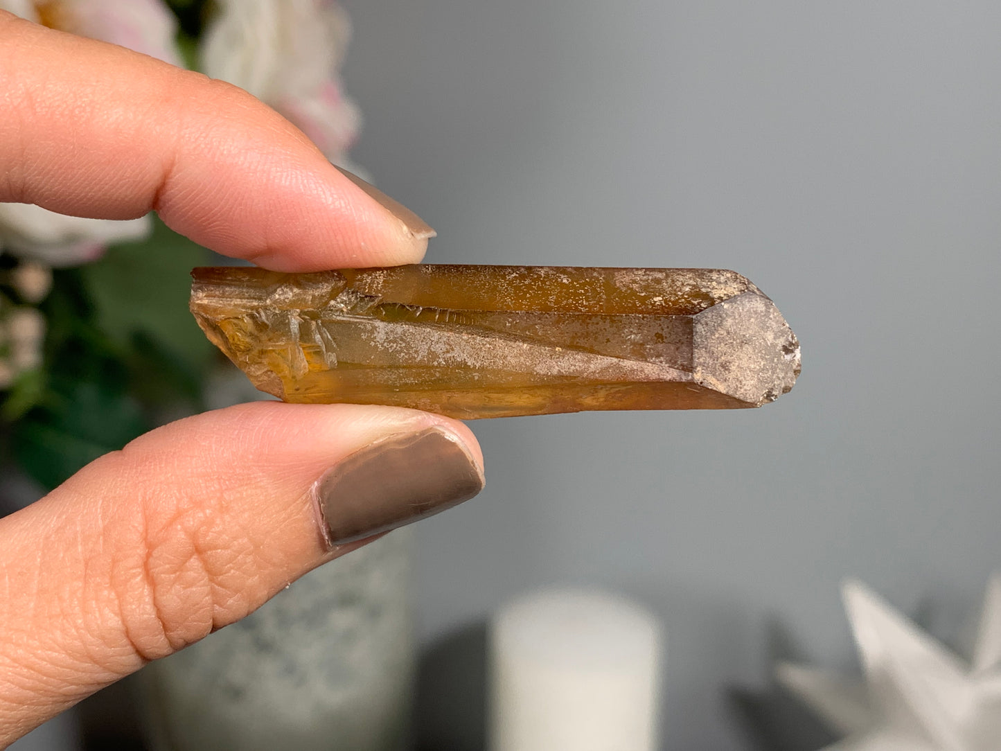 Congo Smoky Citrine Point (2.1", 53mm)