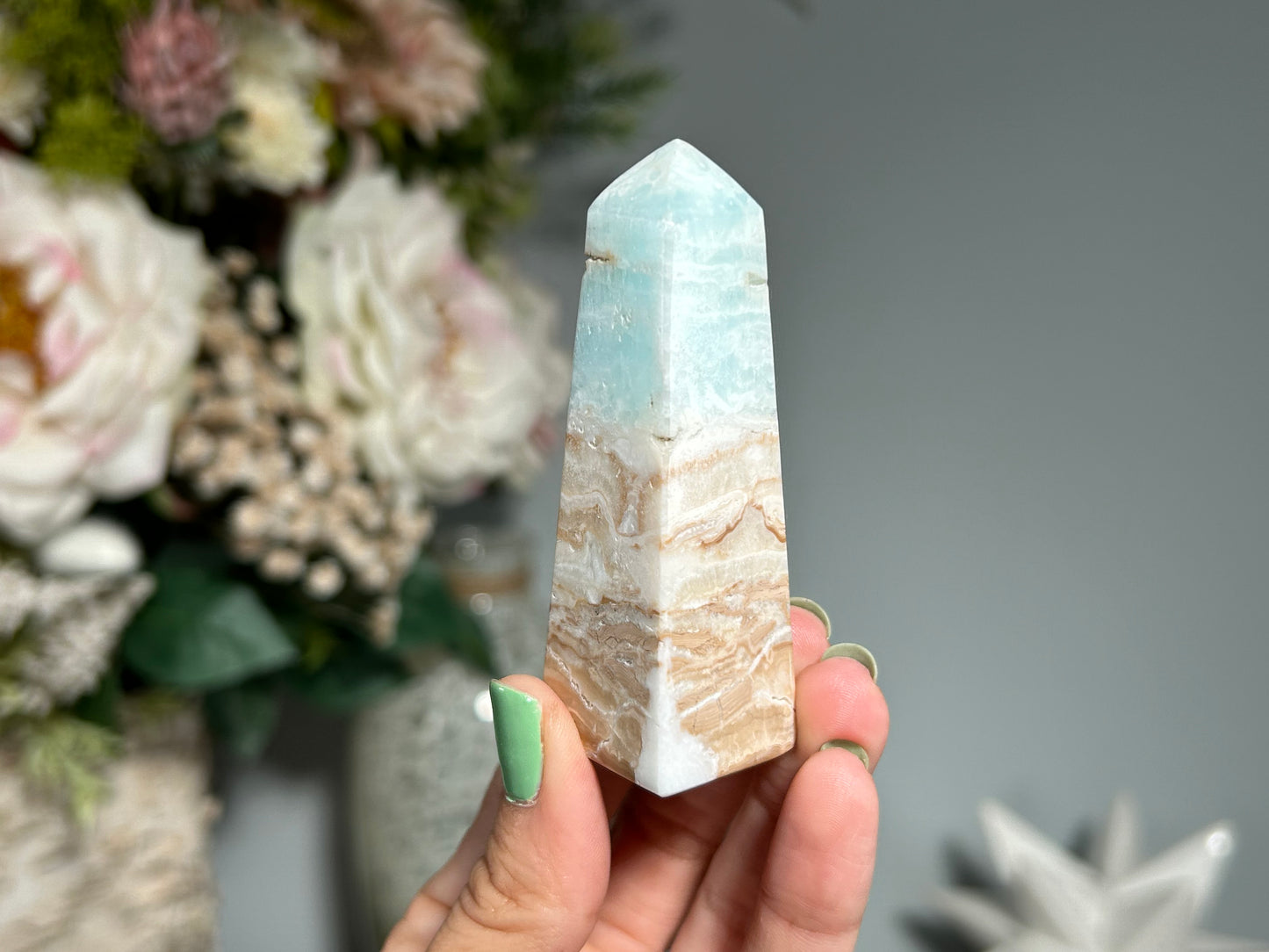 Caribbean Calcite Tower (3", 76mm)