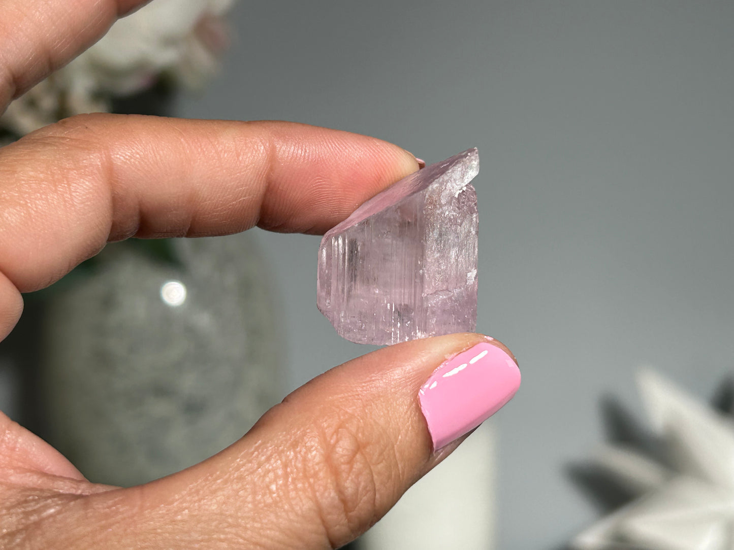 Natural Purple Kunzite Point (1", 25mm)