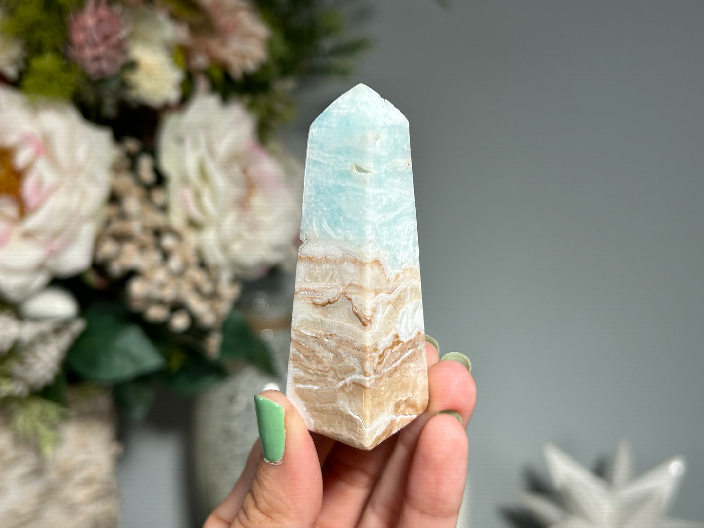 Caribbean Calcite Tower (3", 76mm)