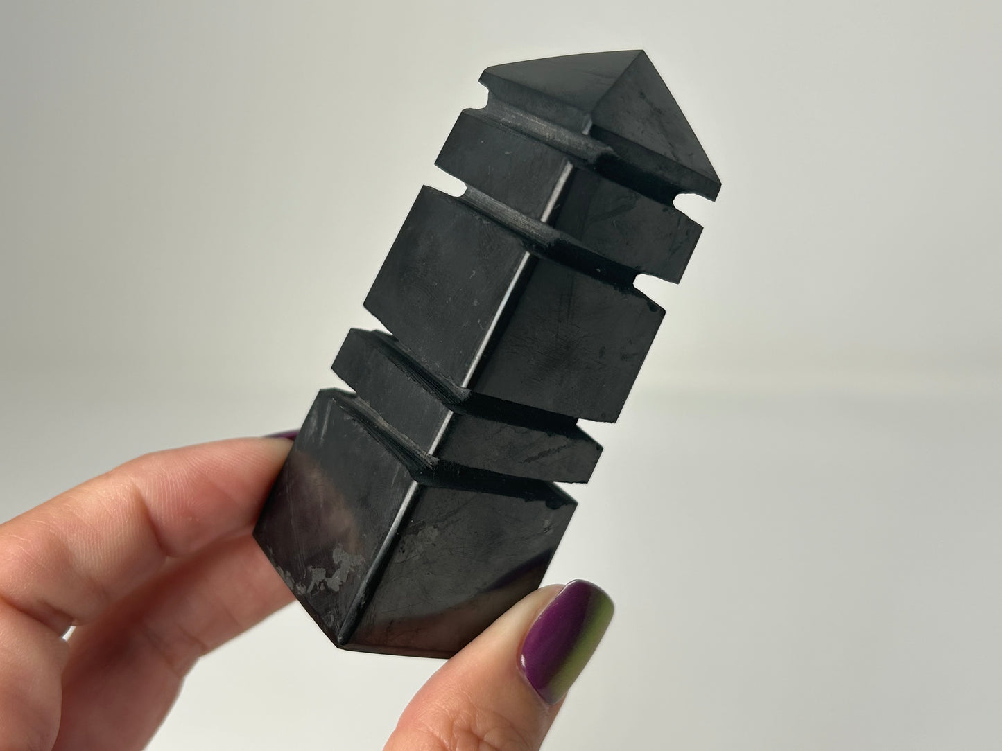 Shungite Japanese Tower (3.1", 80mm)