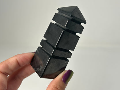 Shungite Japanese Tower (3.1", 80mm)
