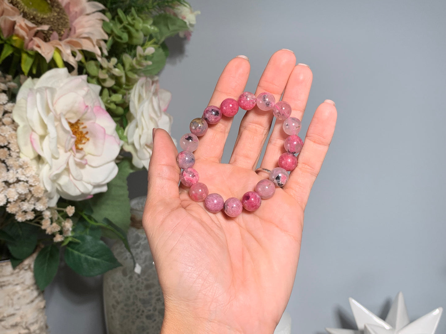 10mm Rhodonite Bracelet