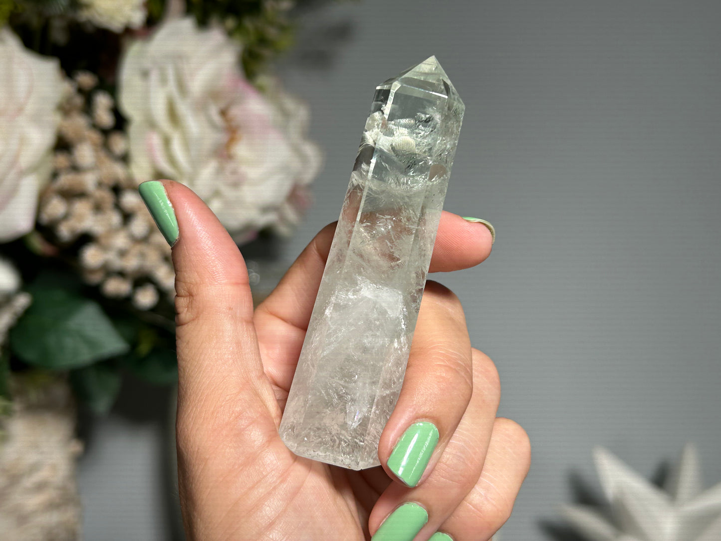 Prasiolite Tower (3.3", 84mm)