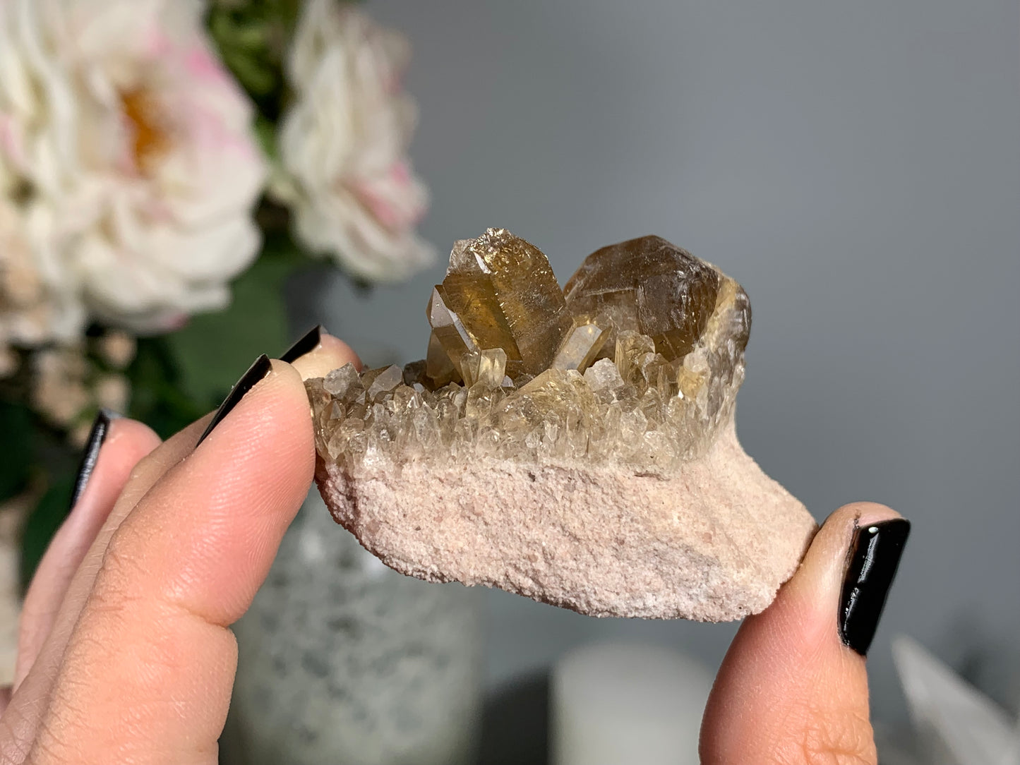 Congo Smoky Citrine Cluster (2.2", 55mm)