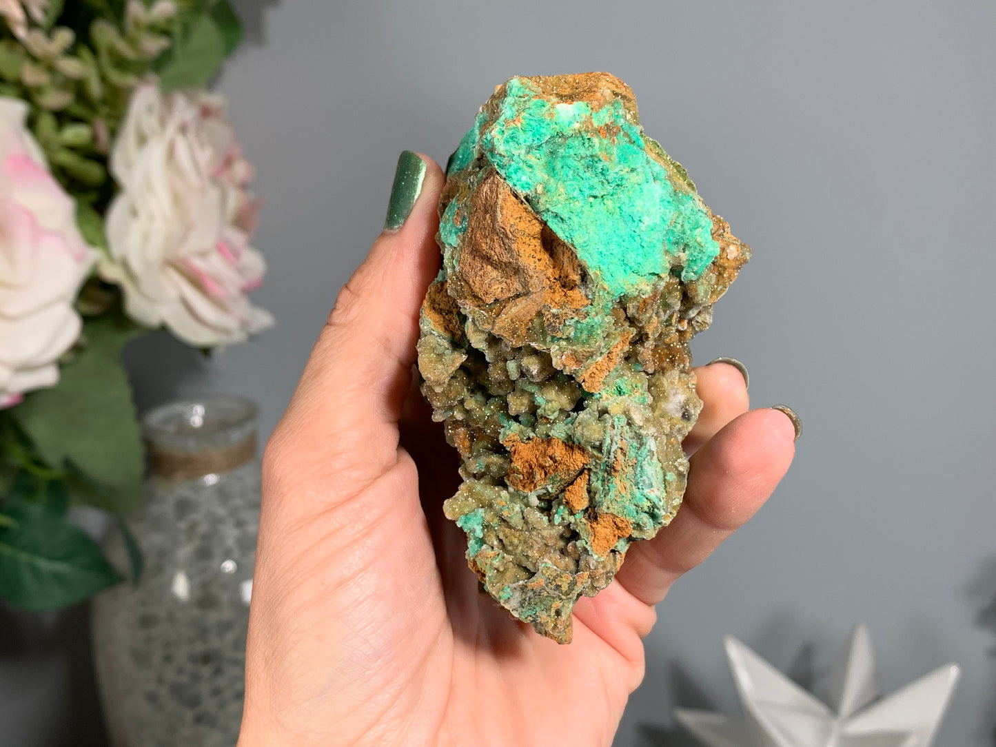 Druzy Chrysoprase (3.6", 93mm)