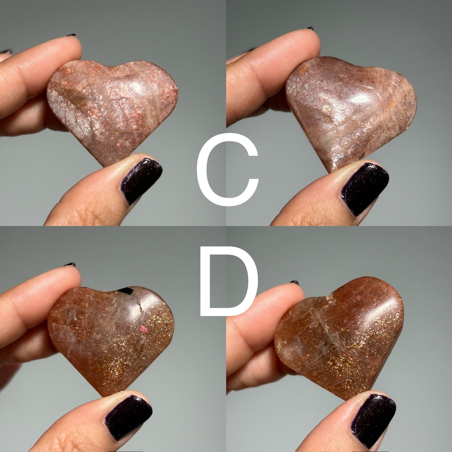 Confetti Sunstone Heart